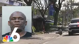 Man who slammed Mercedes into bus stop, killing woman, arrested