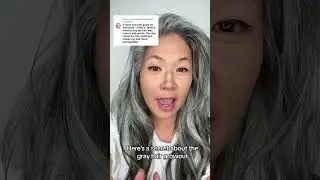 Discovering Your Natural Hair Texture Through The Gray Hair Grow Out Process #greyhair #grayhair