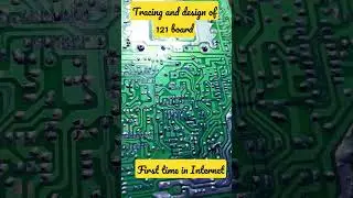 Tracing and Design 121 inverter board [Connect to my channel for this video] first time in internet