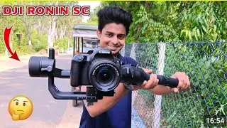 DJI Ronin Sc unboxing , setup and first  impressions canon 200D