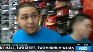 Wage equity in a CA shopping mall