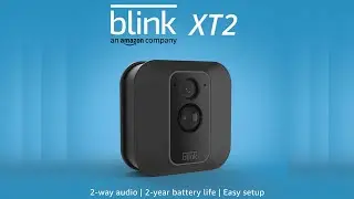 Blink XT2 OutdoorIndoor Smart Security Camera with cloud storage included, 2-way audio, 2-year