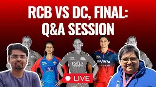RCB vs DC, WPL 2026 Final: Q&A session || LIVE