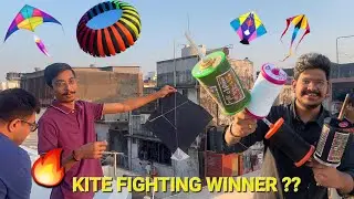 Which Manjha Is best For Kite Cutting Patangbazi 🔥 Kite Fighting And Cutting 