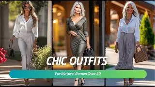 Effortless Elegance: Chic Outfits for Mature Women Over 50