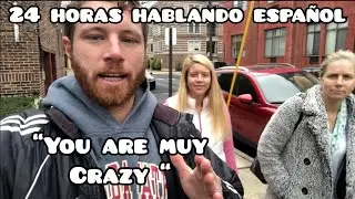 24 HORAS HABLANDO ESPAÑOL con MI FAMILIA AMERICANA