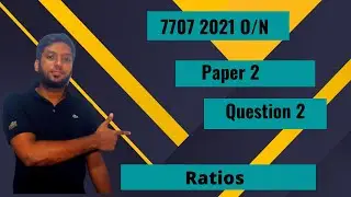 7707 OCT/NOV 2021 - Paper 2 - Q2 - Cambridge OL Accounting Past Paper Solution