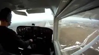 Touch and go with C172 at Zagreb international airport Pleso (LDZA)