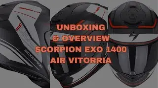 unboxing and overview scorpion exo 1400 air helmet