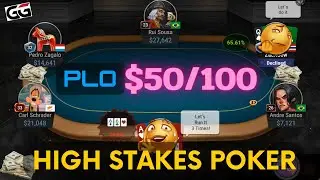 $50/100 &spades;️ High Stakes PLO Cash Game Highlights | 2023 #9