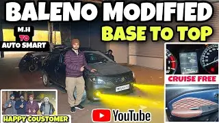 BALENO 2025 BASE TO TOP MODIFICATION 🔥 | FULL PRICE DETAILS | BALENO ACCESSORIES✅#trending #baleno 
