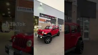 RED RUBICON WITH 24 INCH FUEL CONTRA