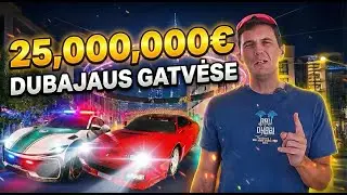 Dovanojam Porsche ar Tesla? $25,000,000 Dubajaus gatvėse