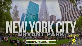Bryant Park 4K Amazing Walking Tour (NYC)