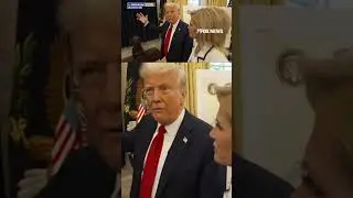 Trump reveals the Declaration of Independence is now hanging in the Oval Office