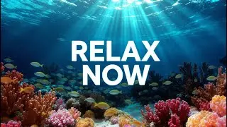 Relaxing Piano Music with Peaceful Fish 🐠 Deep Sleep, Stress Relief & Calm Underwater Ambience