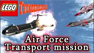 【LEGO THUNDERBIRDS】RTL2 - Air Force Transport mission !! -