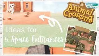 Советы по обустройству небольшого входа (5 идей для пространства) | Animal Crossing New Horizons