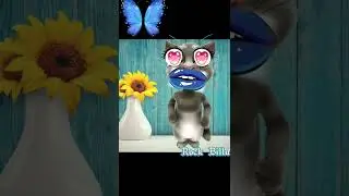 Talking Tom Funny Cat Lipstick Funny Video 🤣 one Colour Lipstick 💄