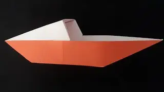 Как сделать кораблик оригами 🛶 ХОРОШО ПЛАВАЕТ; How to make an origami boat, WELL SWIMMING