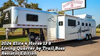 2024 Elite 4 Horse with 13'8'' Trail Boss Conversion