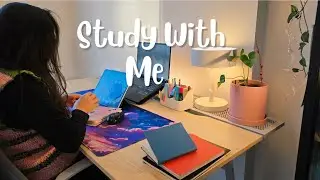 45/5 Pomodoro | 1.5 Hours | Study With Me – No Talking | Rain Ambience