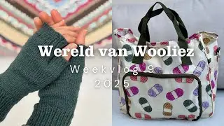 WERELD VAN WOOLIEZ WEEKVLOG 9 | Gebreide handwarmers en nieuwe breitas