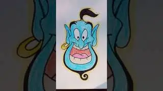 How to Draw Genie | Aladdin | Art By Lee1 Thakur