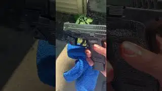 Springfield XD-40 Subcompact Custom Mirrior Polish and Gold Inlay w/ Gold Sights ✨🔥