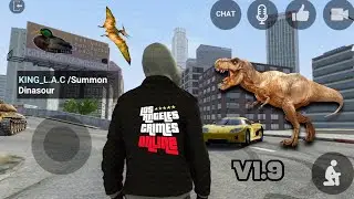 LAC ONLINE V2.0 BIG UPDATE DINASOUR ANIMAL UPDATE LOS ANGELES CRIMES ONLINE V2.0 NEW LIFE ANIMALS IN