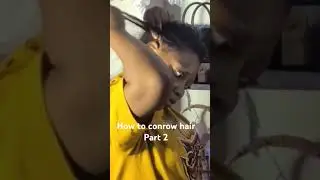 The most realistic conrow tutorial  👌. How to conrow natural hair #braid #humanhair #naturalhair