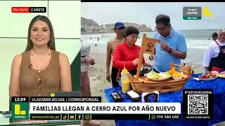 Así se preparan en Cerro Azul para recibir el año  nuevo.