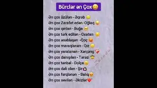 b&uuml;rclər #b&uuml;rclər #bur&ccedil;lar #bur&ccedil;yorumları