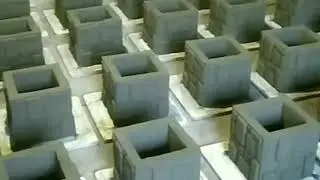 Production of blocks for concrete pillars (Part 1)