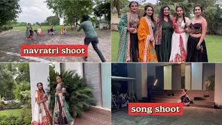 Navratri shoot || song shoot || pc art vlogs