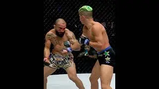 Right in the LIVER 😨 Watch Fabricio Andrade clash with Enkh-Orgil Baatarkhuu at ONE Fight Night 38!