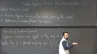 Random algebraic varieties and their applications to hardness of approximation - Bhargav Narayanan
