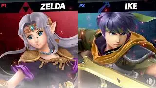 Ike (Zero) VS Zelda (Leffen) Super Smash Bros Ultimate