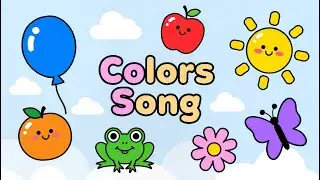 Colors Song for Kids | Learn Colors | Nursery Rhymes | Kazka Time Kids