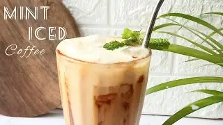 Mint Iced Coffee|| Refreshing Summer Drink😍🤤 || #shorts #youtubeshorts