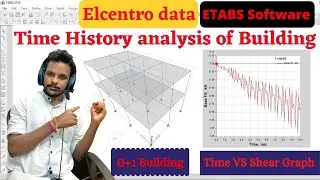 Time history analysis of building | etabs software | civil engineering | online course | building |