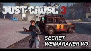 Just Cause 3: Secret Weimaraner W3 in Lacrima island