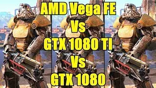 Fallout 4 AMD Frontier Edition Vs GTX 1080 TI Vs GTX 1080 Frame Rate Comparison