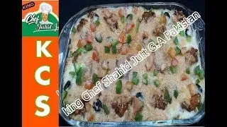 Chicken Tikka Macroni Pizza ( King Chef Shahid Jutt G.A Pakistan )
