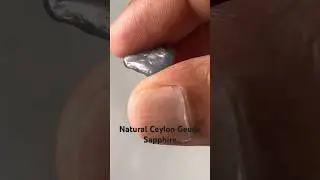 Natural Geuda Sapphire Stone #gem #naturalgem #gemstone #silkygem #geuda #geudasapphire #sapphire
