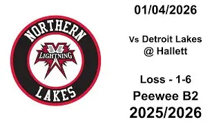Hockey - Vs Detroit Lakes - 01/04/26 - Loss - 1-6