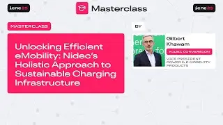 ICNC25 Masterclass: Nidec's Holistic Approach to Sustainable Charging Infrastructure