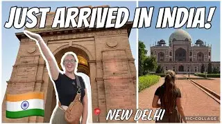 New/ Old delhi, North India travel vlog 🇮🇳 (Backpacking  India Ep. 1)