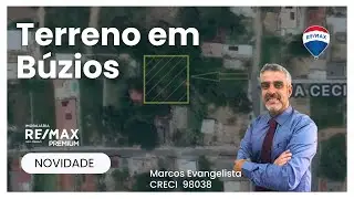Terreno de 825m&sup2; &agrave; venda no Alto da Boa Vista &ndash; B&uacute;zios/RJ | R$ 134.000