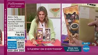 Anna Griffin Spooky Slimline Matte Foil Card Stock Set